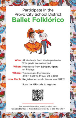 Ballet Folklorico flyer - information is included in the body of the post.