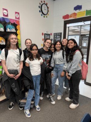 group of girl students